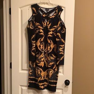 Cold Shoulder Long Sleeve Dress